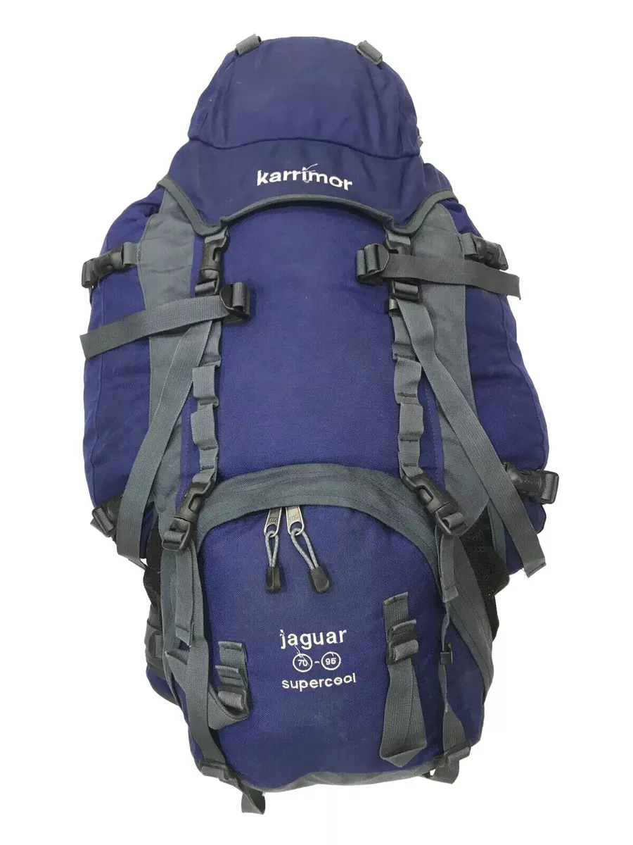 Karrimor Jaguar 70-95 Litre Supercool Rucksack / Backpack Royal Blue/Bk G1  #4313