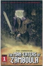 Cover of The Cimmerian: The Man-Eaters of Zamboula #1