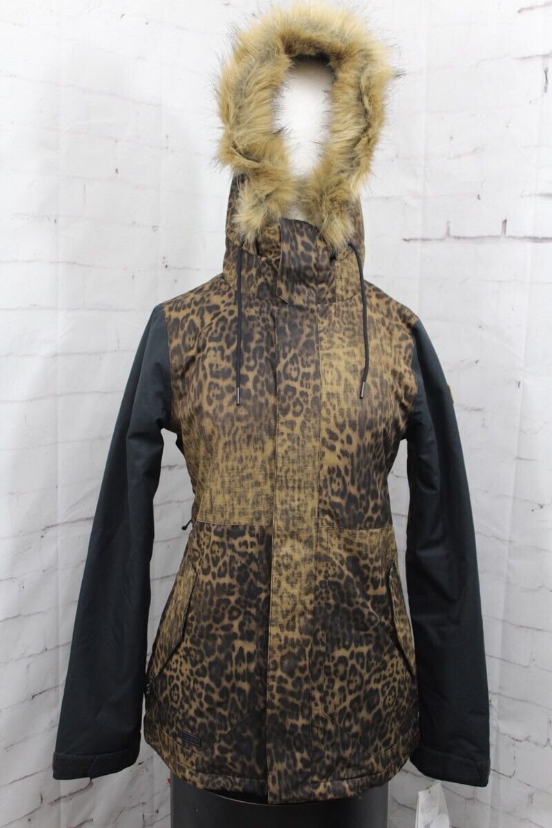 Volcom Fawn Insulated Snow Jacket, Womens' Small, Black Volcom Fawn Insulated Snow Jacket, Womens' Small, Black