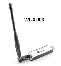 Wireless-G 54Mbps USB 2.0 Network Adapter w/ 5dBi Antenna, X-Media NE-WN322D