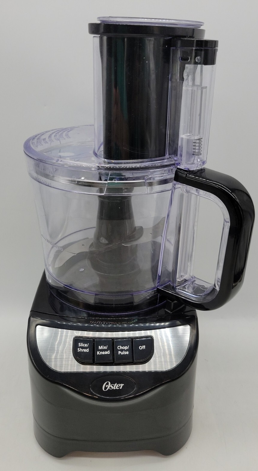Oster 10Cup Food Processor FPSTFP1355 Black W/ Accessories Blades Disc