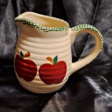 Vintage Apple Small Pitcher~Apples~Creamer~Farmhouse~Rustic~Hand Painted