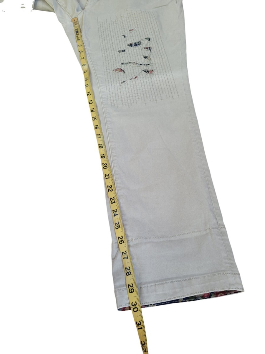 Anthropologie - ★sanjinohaha ★ New Chino By ANTHROPOLOGIE 33 Sand Relaxed Patched Chino