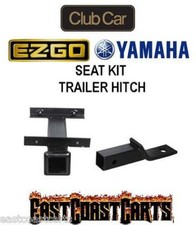 Golf Cart Rear Seat Kit TRAILER HITCH with 2" Receiver FREE SHIPPING 