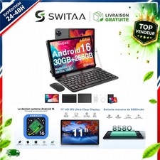 Tablette tactile 11 pouces Android 16 256 Go GPS clavier POPUX U11 Pro