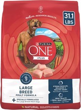 Plus Dry Dog Food Large Adult Dogs High Protein Real Chicken 31.1 lb Bag 2.01 per pound
