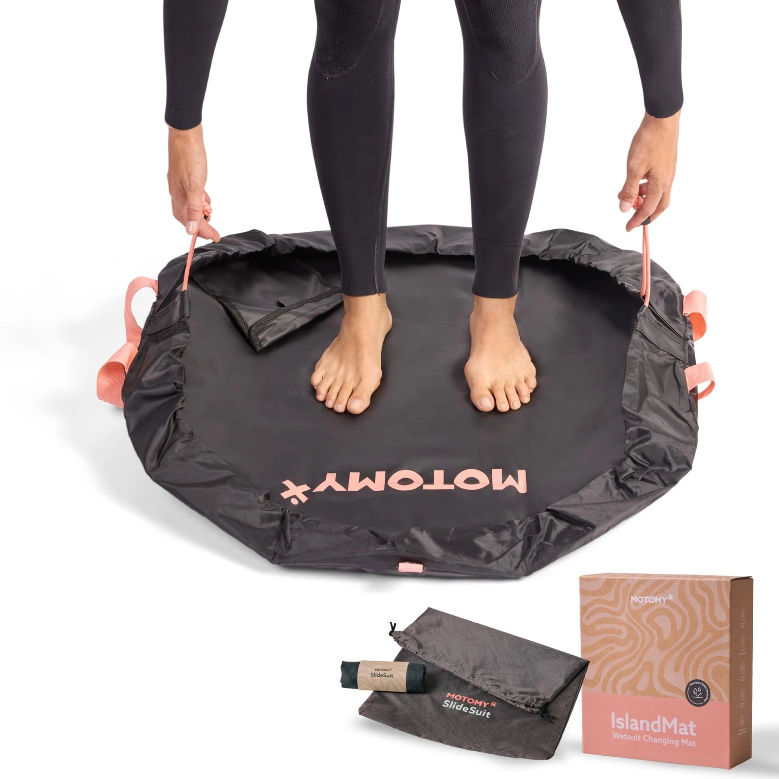 IslandMat Wetsuit Changing Mat; Compact 2-in-1 Wetsuit Bag with Waterproof 50...