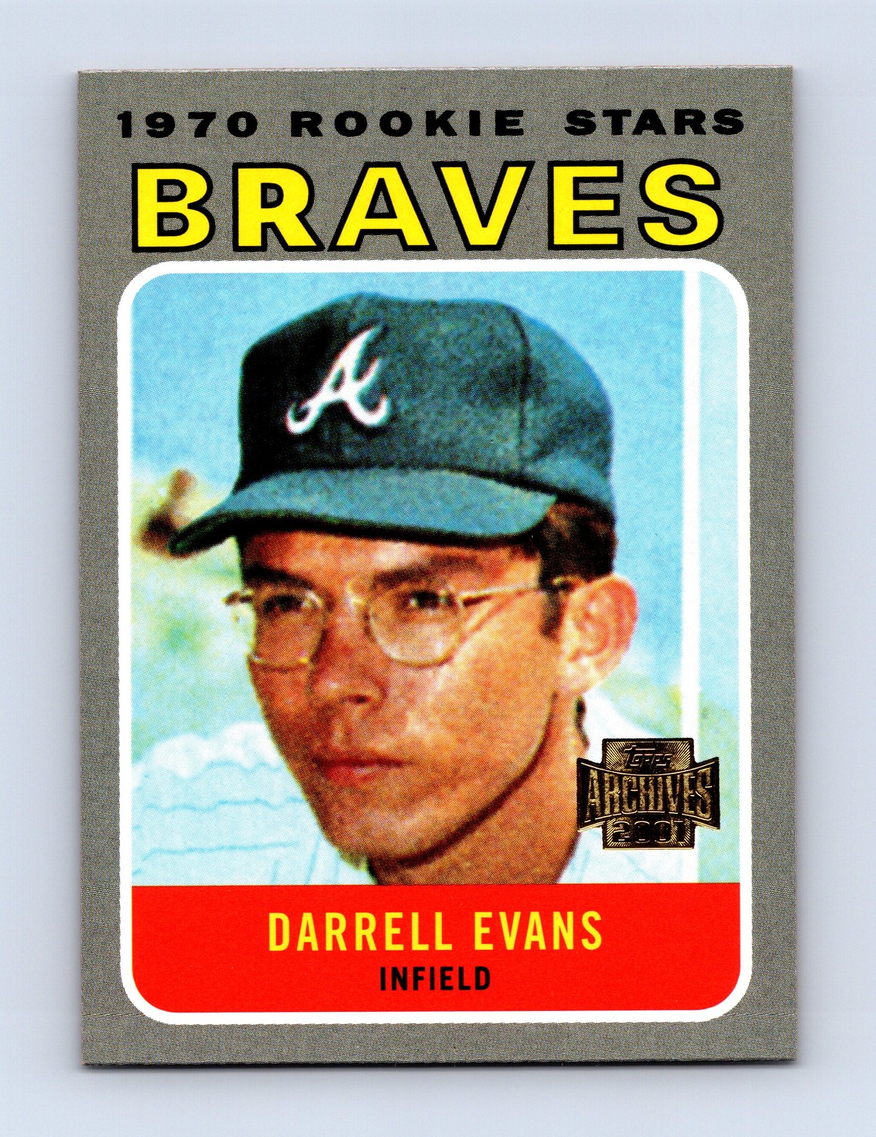 2001 Topps Archives #621 Darrell Evans Rookie Atlanta Braves