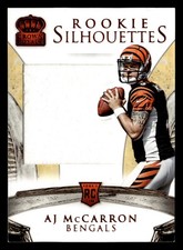 2014 Panini Crown Royale #239 AJ McCarron Rookie Silhouettes #/199 Bengals