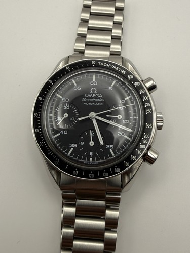 Omega Speedmaster Reduced 3510.50 Automatic Chronograph 39mm Black Dial