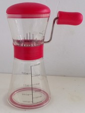 Prepworks by Progressive Nut Chopper Grinder with Non-Skid Base Red