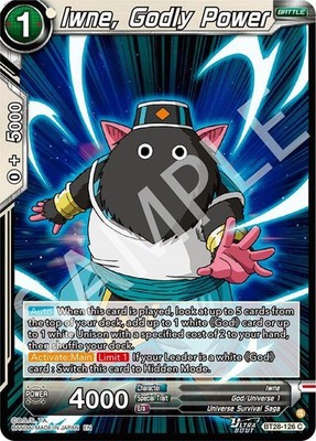 Prismatic Clash Iwne, Godly Power BT28-126 Common