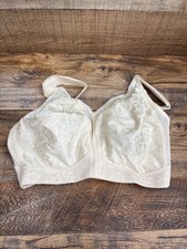 Playtex 18 Hour Ultimate Shoulder Comfort Wireless Bra Beige 38DDD NEW