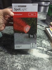 Gemmy LED Light Show Red Spotlight Steady Glow Indoor/Outdoor Christmas NEW