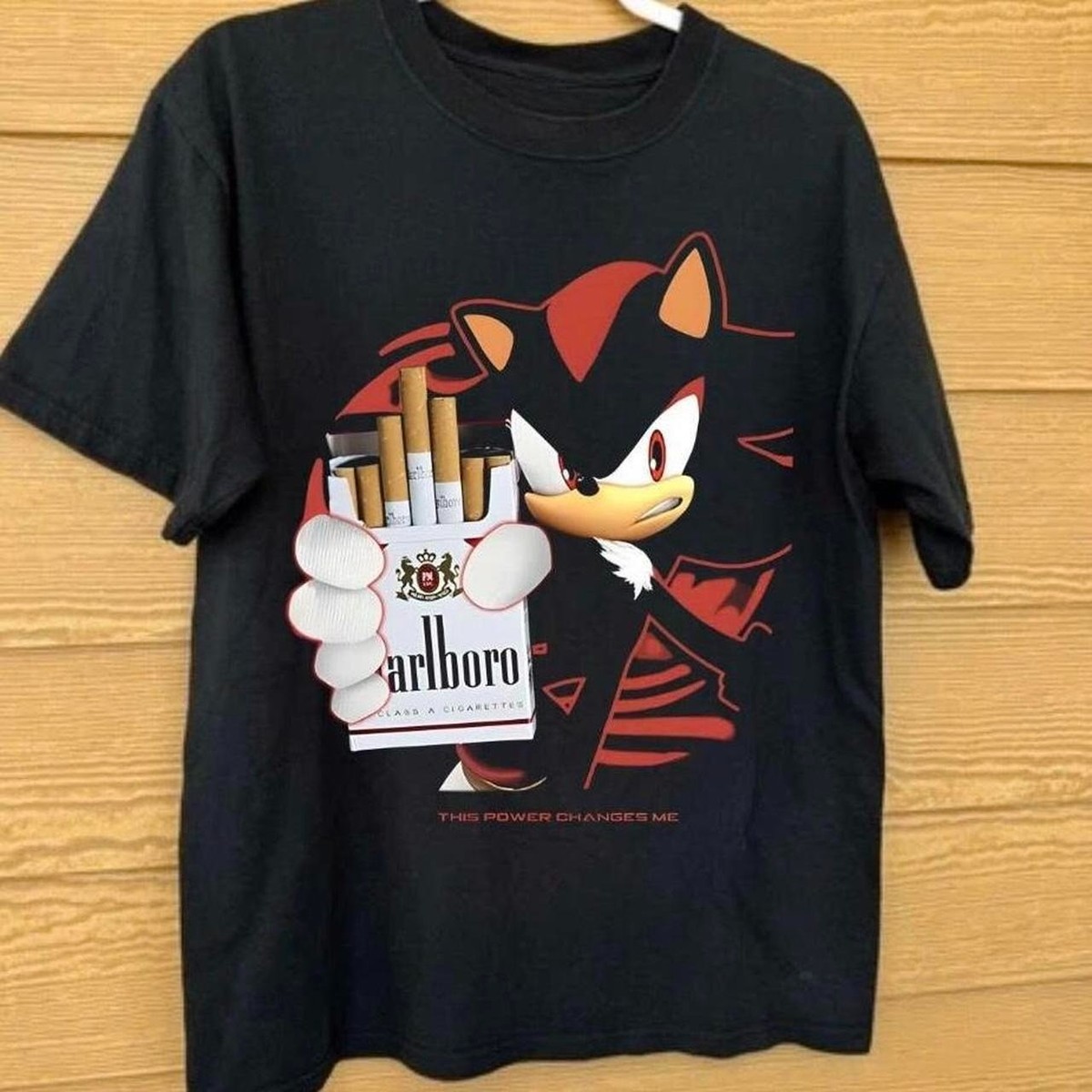 shadow cigarette shirt Shadow the Hedgehog Funny Unisex T-Shirt Gift For Fan S-5XL