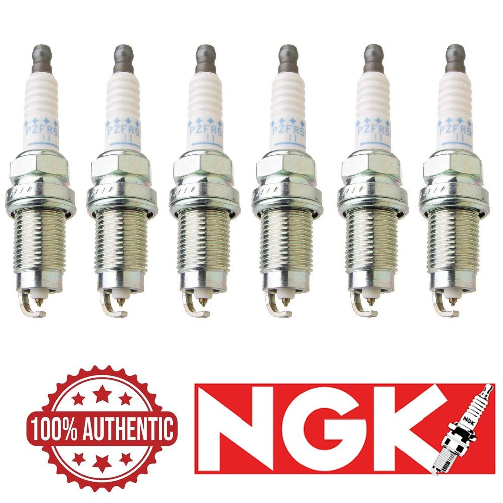 For VW VR6 2.8L V6 NGK Spark Plug Laser Platinum Power Set of 6 7968 PZFR5D11
