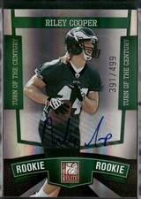 2010 Donruss Elite Riley Cooper #125 Turn of the Century Auto /499 (AU, RC)
