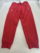 PUMA Scuderia Ferrari Race Sweatpants Red Mens XL Rosso Corsa 623798-02 NWT