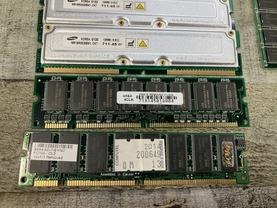 Lot 20 Memory Ram 512mb, 256mb, 128mb Samsung MT Infineon Kingston HP Hynix LGS - Image 2 of 4