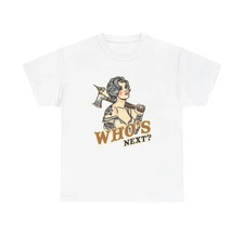 Who's Next Graphic T Shirt Women's BRAND NEW  Cotton Tee