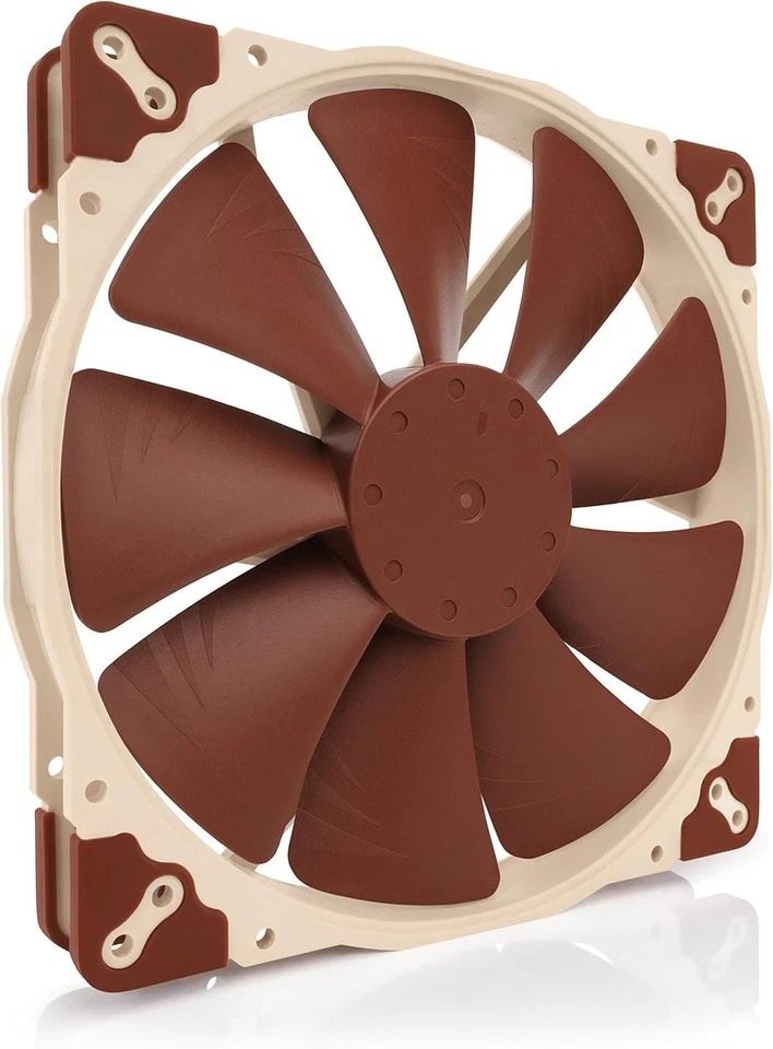 High Airflow NF-A20 200mm Quiet Fan with Anti-Vibration Mounts & Adapters - Image 3 of 4