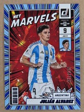 Julian Alvarez 2025-26 Donruss Road to FIFA World Cup Net Marvels Blue #14 /199