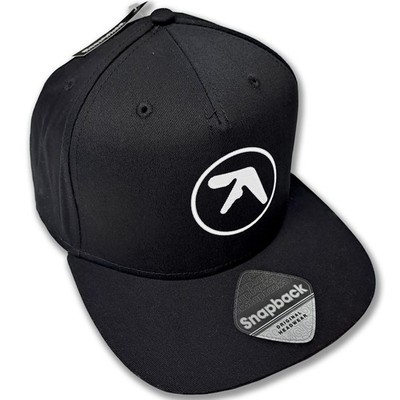 APHEX TWIN neu schwarz Baumwolle Snapback Cap flache Mütze bestickt