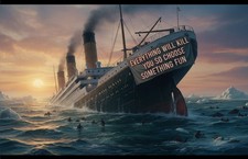 Everything Will Kill You so choose Something Fun Titanic Sinking Metal Tin Sign