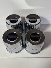 4 American Racing 6 Lug Center Caps Steel Chrome 4.25 Od Aftermarket Wheels