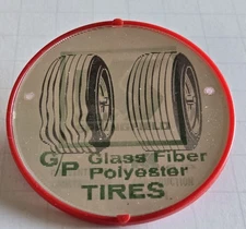 Vintage Kelly Springfield GP Tires Lenticular Flasher Pinback Advertising Button