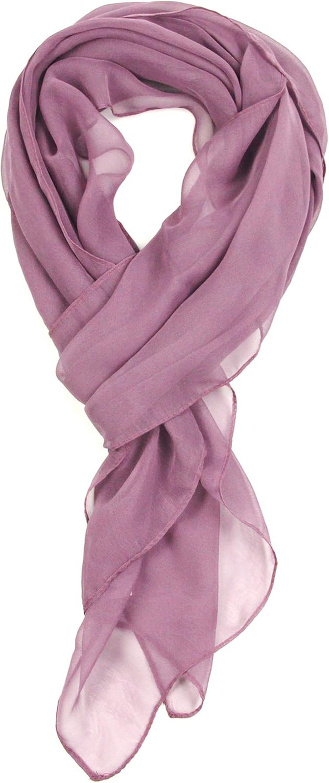 Long Chiffon Sheer Scarf For womens
