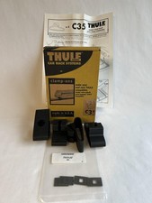 Thule C35 Car Roof Rack Clamp-ons Mounting Kit Black Plastic Ski Usa