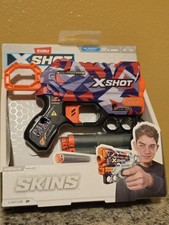 Zuru Xshot Camo Blasters Striper 8 Toy Darts Air Pocket Technology New 80'