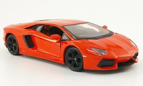Maisto MAI31210ORANGE - 1/24 - Lamborghini Aventador LP700-4, Dark Orange, 2011