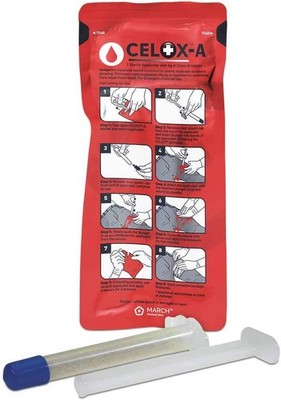 Celox V12090 Blood Clotting Granule Applicator and Plunger Set 6 Grams