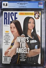 CAITLIN CLARK ROOKIE ANGEL REESE COVER RISE MAG NEWSSTAND FEVER RARE CGC 9.8