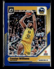 Trevion Williams 2024-25 Panini Donruss Euroleague Optic Blue 09/49 [joh63