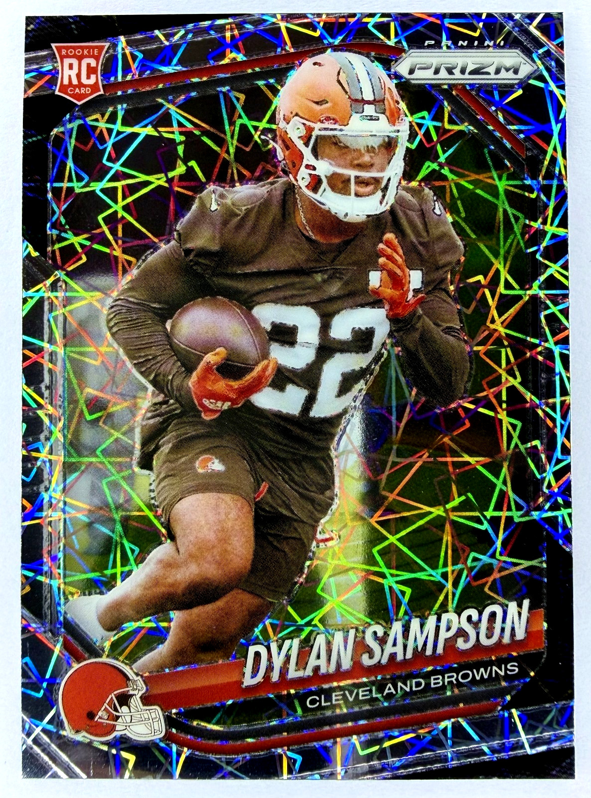 2025 Panini Prizm DYLAN SAMPSON #365 RC Rookie Lazer Prizm - Browns