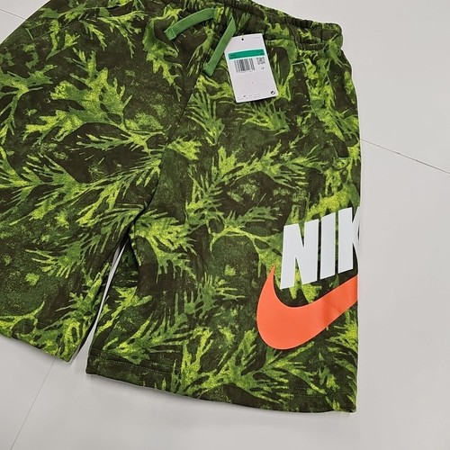 NWT Nike Sportswear Washed Outdoor Print Lounge Shorts DO6493-377 Boy's Youth XL - Picture 3 of 8