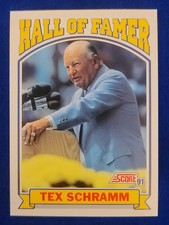 1991 Score Hall Of Famer Tex Schramm #673