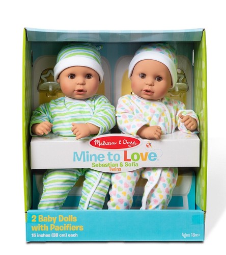 Mine to Love Twins Sebastian & Sophia Twin Dolls - Foto 2 di 7