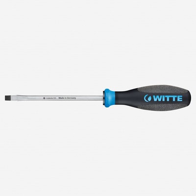 Witte Pro Plus Keystone Slotted Screwdriver, 5.5 x 125mm