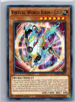 Virtual World Kirin - Lili PHRA-EN013 Common / Short Print NM