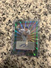 2025 Panini Donruss Signature Series AJ Ewing Auto Autograph Mets Green Laser A