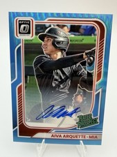 Aiva Arquette Miami 2026 Donruss Optic FOTL Blue Auto /49