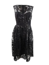 Adrianna Papell Women's Sequin A-Line Dress