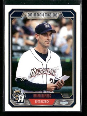 2026 San Antonio Missions Brian Burres CO Padres Minor League