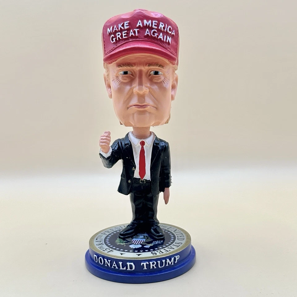 DCONE 5.5” Donald Trump Bobblehead Collectible Figure Red Hat 45-47 President