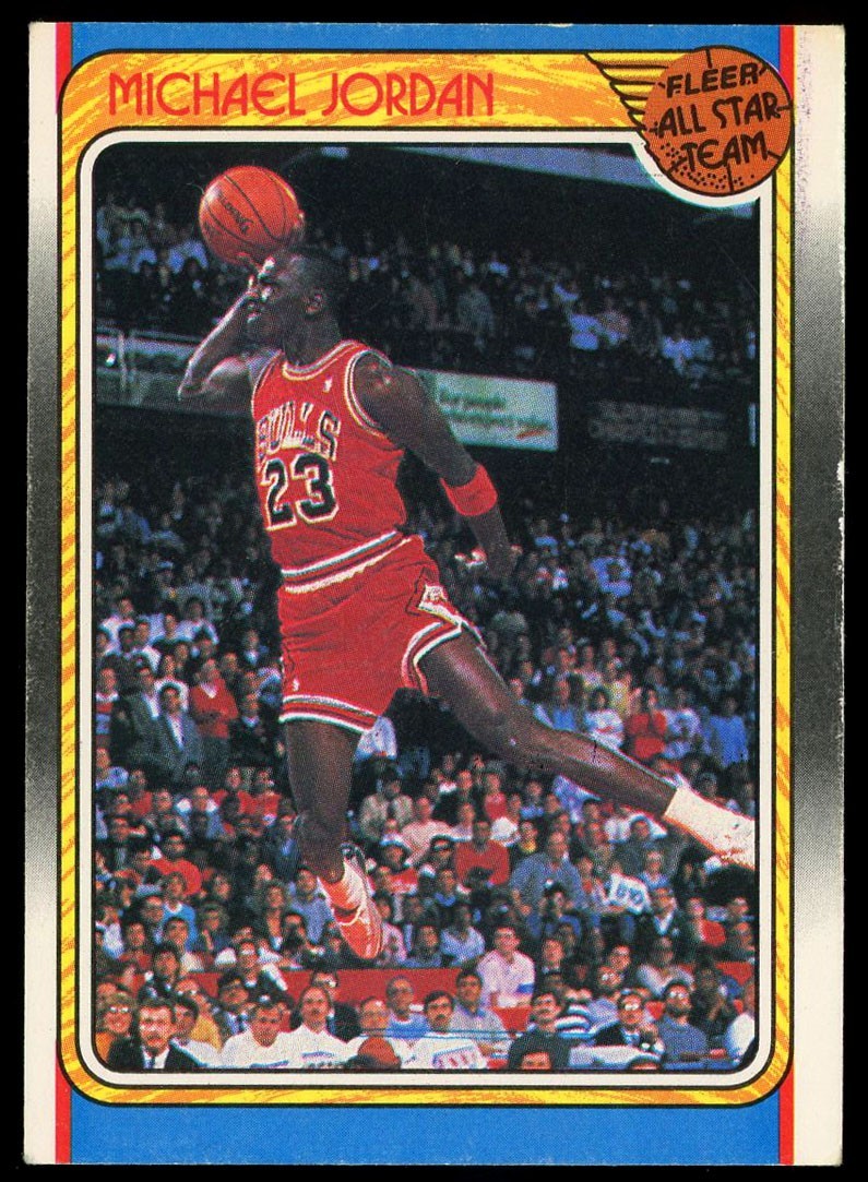 Michael Jordan 1988 Fleer #120 All-Star Price Guide - Sports Card