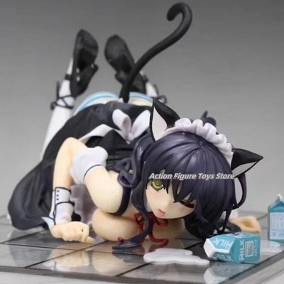 Anime Action Figure Cat Lap Milk Cat Girl 1/7 PVC Model Doll Statue Unbranded